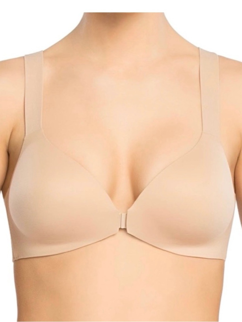 Spanx Bra-llelujah Full Coverage Front Closure Bra Nude 34C 30017R